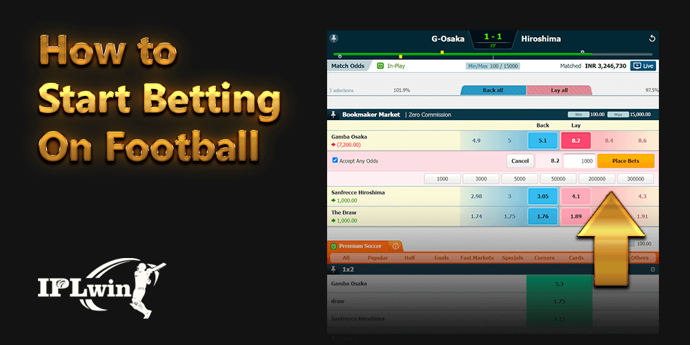 How to start betting on football