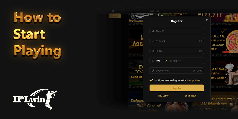 How to start Playing at IPLWIN Casino
